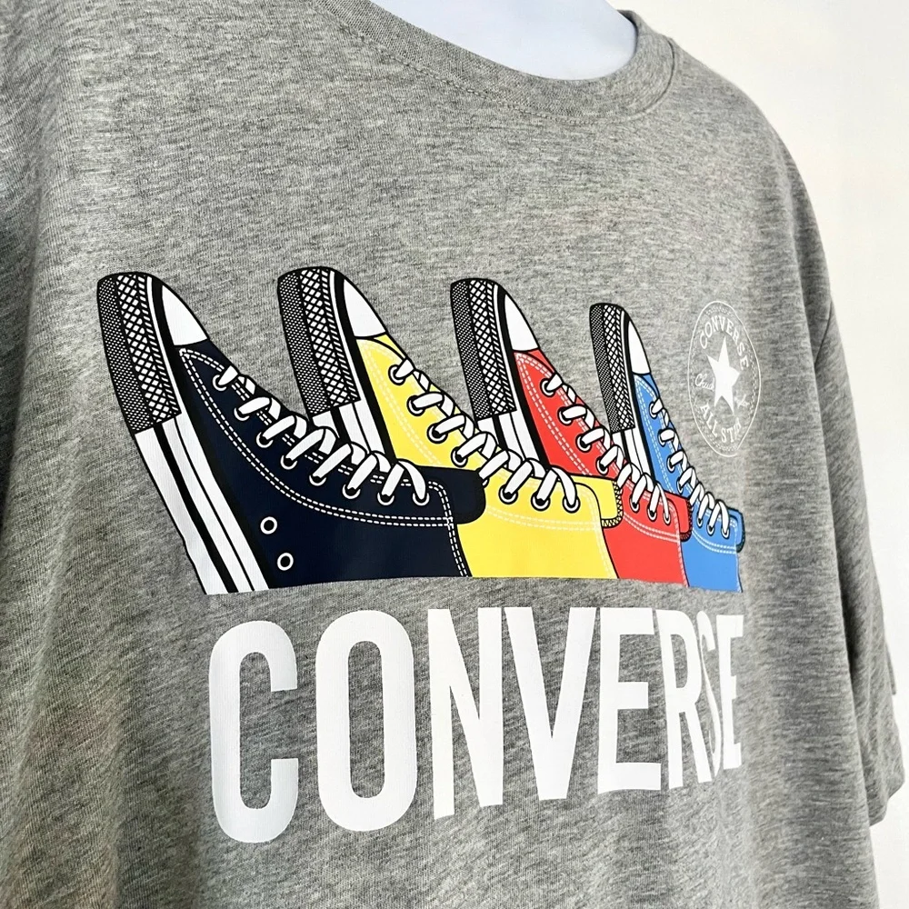 NWT Big Boy’s Converse Sneakers Graphic Short Sleeve T-Shirt